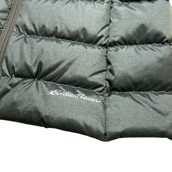 Eddie Bauer Women’s EB650 Down Puffer Vest Green Full Zip Size Medium outdoors - Picture 9 of 12